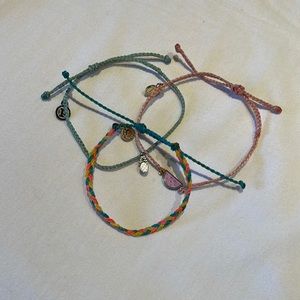 3 Colorful Puravida bracelets